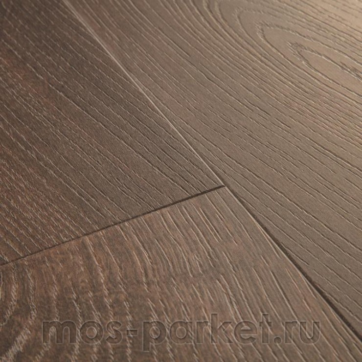 Замковый виниловый пол Quick-Step Alpha Vinyl Bloom AVMPU40199 Дуб осенний шоколадный