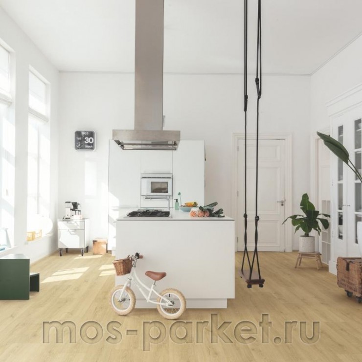 Замковый виниловый пол Quick-Step Alpha Vinyl Bloom AVMPU40236 Эко беж