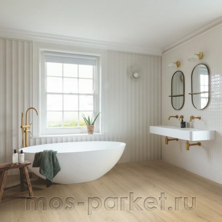 Замковый виниловый пол Quick-Step Alpha Vinyl Bloom AVMPU40236 Эко беж