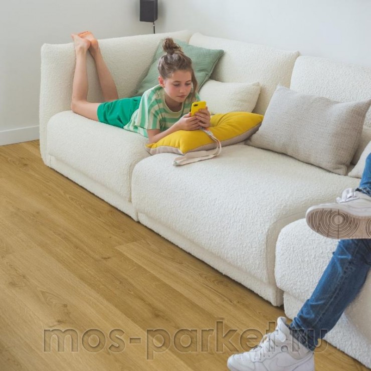 Замковый виниловый пол Quick-Step Alpha Vinyl Bloom AVMPU40238 Эко дымчатый