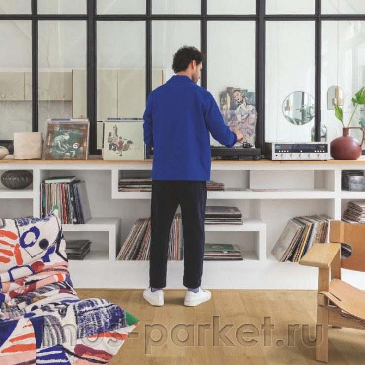 Замковый виниловый пол Quick-Step Alpha Vinyl Bloom AVMPU40316 Дуб элегантный натуральный