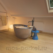 Замковый виниловый пол Quick-Step Alpha Vinyl Bloom AVMPU40318 Дуб медовый брашированный