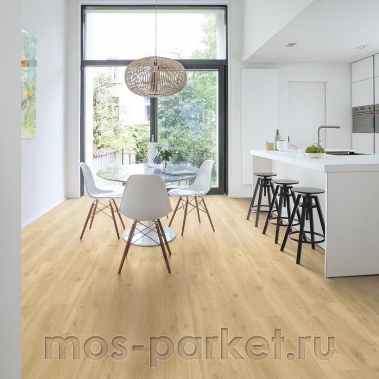 Замковый виниловый пол Quick-Step Alpha Vinyl Blos AVSPU40018 Дуб бежевый