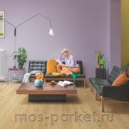 Замковый виниловый пол Quick-Step Alpha Vinyl Blos AVSPU40025 Дуб Коттедж натуральный