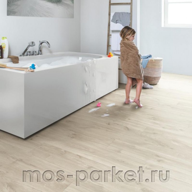 Замковый виниловый пол Quick-Step Alpha Vinyl Blos Base AVSPT40038 Дуб Каньон бежевый