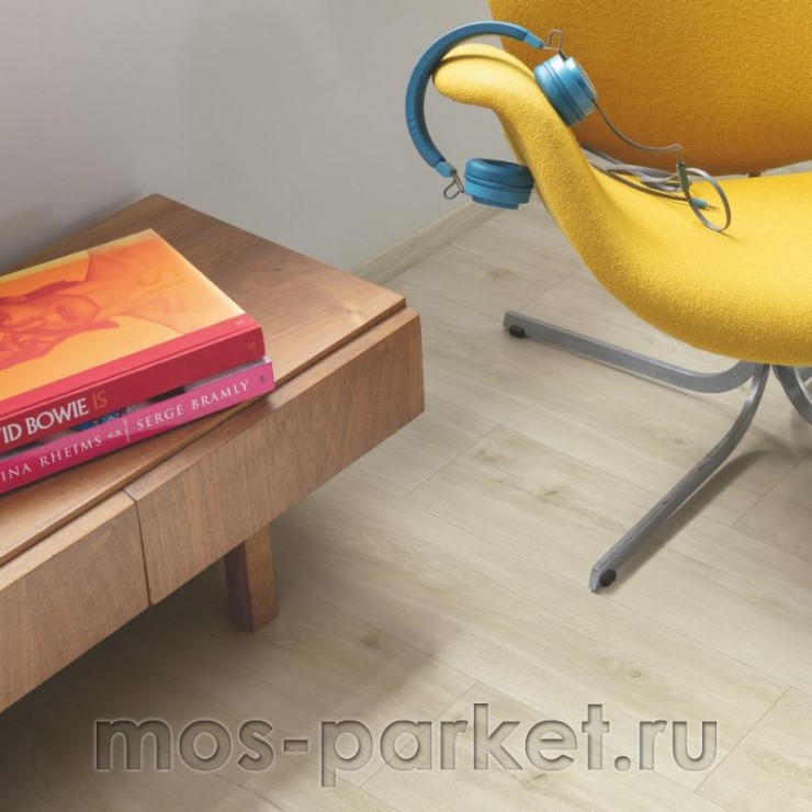 Замковый виниловый пол Quick-Step Alpha Vinyl Blos Base AVSPT40038 Дуб Каньон бежевый
