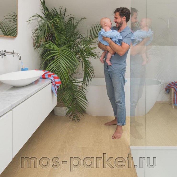 Замковый виниловый пол Quick-Step Alpha Vinyl Blos AVSPU40278 Дуб пряничный