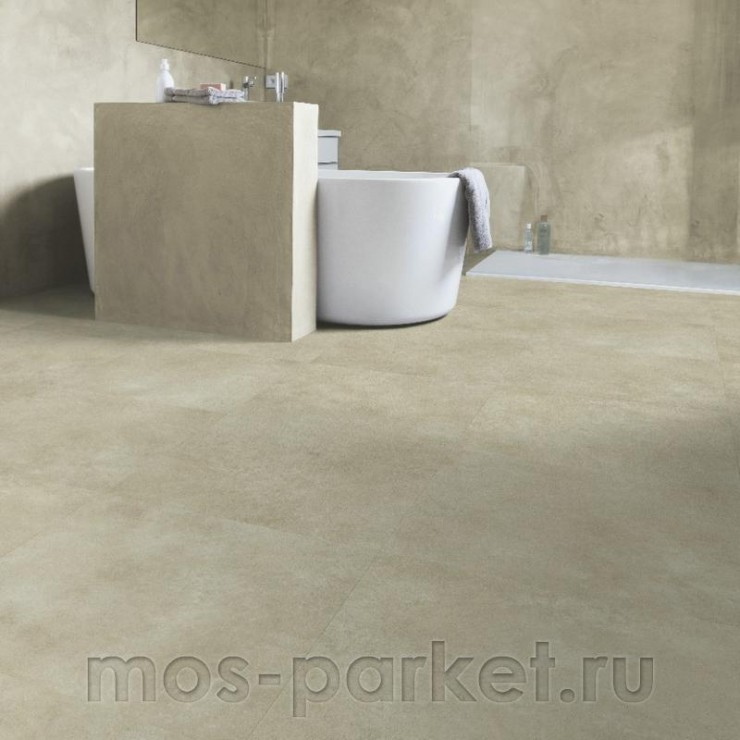 Клеевая виниловая плитка Quick-Step Vinyl Flex Blush SGTC20308 Цемент тёплый бежевый