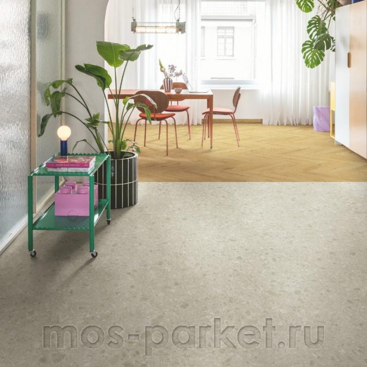 Клеевая виниловая плитка Quick-Step Vinyl Flex Blush SGTC20306 Сеппо тёплый серый