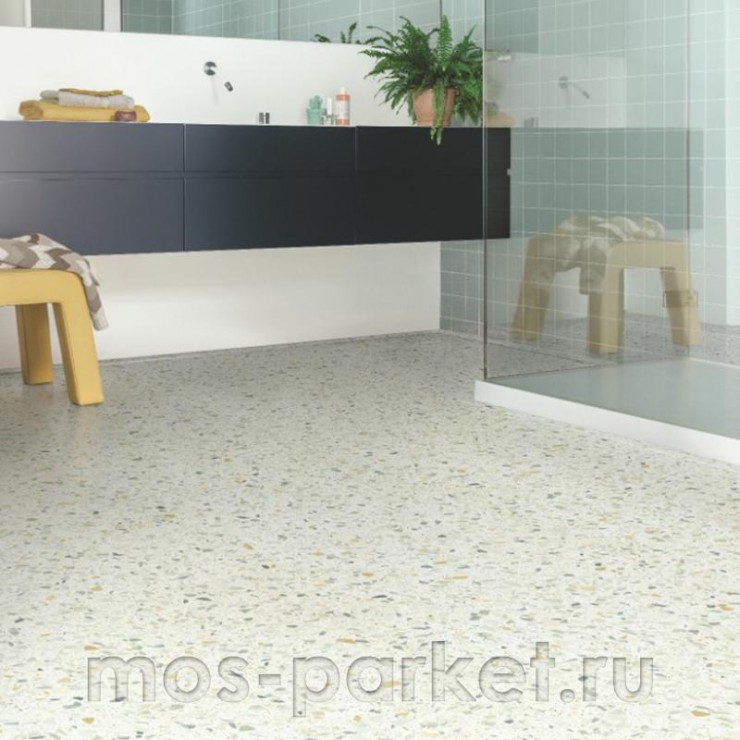 Клеевая виниловая плитка Quick-Step Vinyl Flex Blush SGTC20307 Терраццо многоцветный