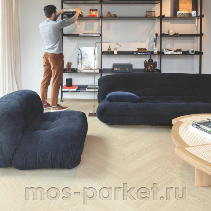 Замковый виниловый пол Quick-Step Alpha Vinyl Ciro AVHBU40361 Дуб чистый полярный