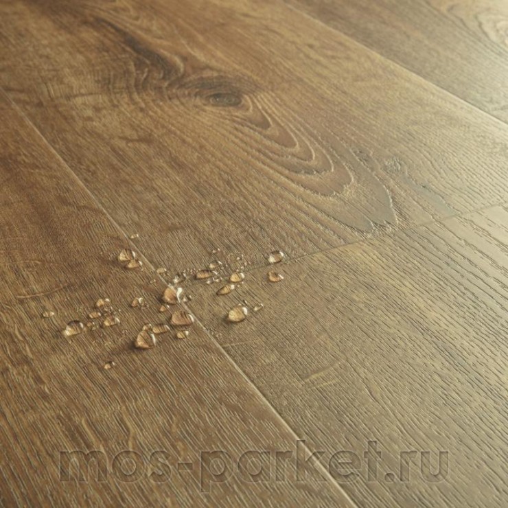 Клеевой виниловый пол Quick-Step Vinyl Flex Fuse SGMPC20324 Коричневый осенний дуб
