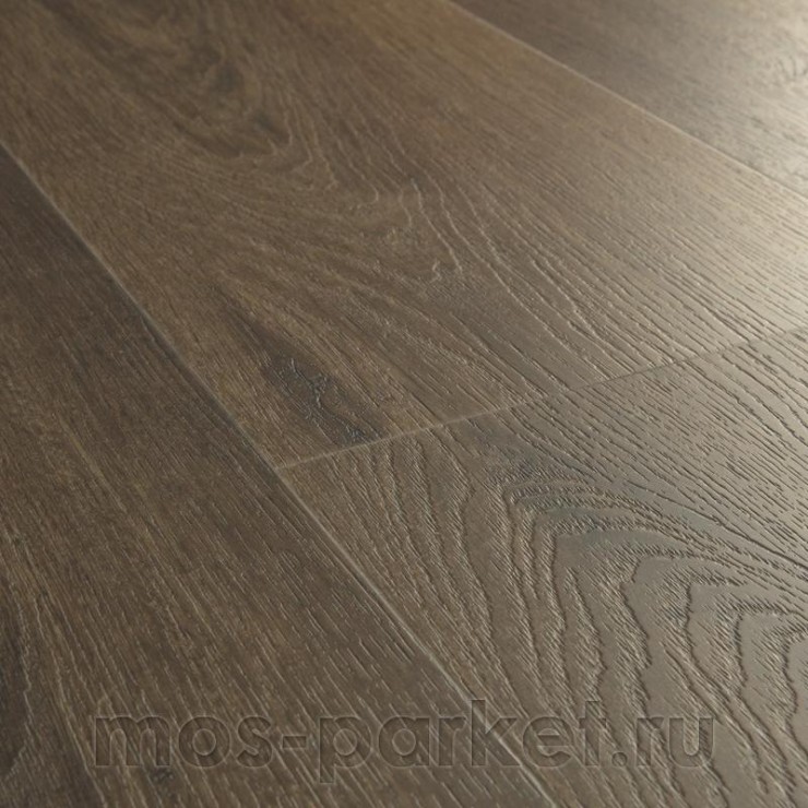 Клеевой виниловый пол Quick-Step Vinyl Flex Fuse SGMPC20330 Дуб льняной тёмно-коричневый