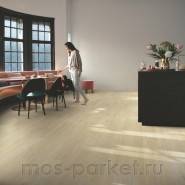 Клеевой виниловый пол Quick-Step Vinyl Flex Fuse SGMPC20328 Дуб льняной серо-бежевый