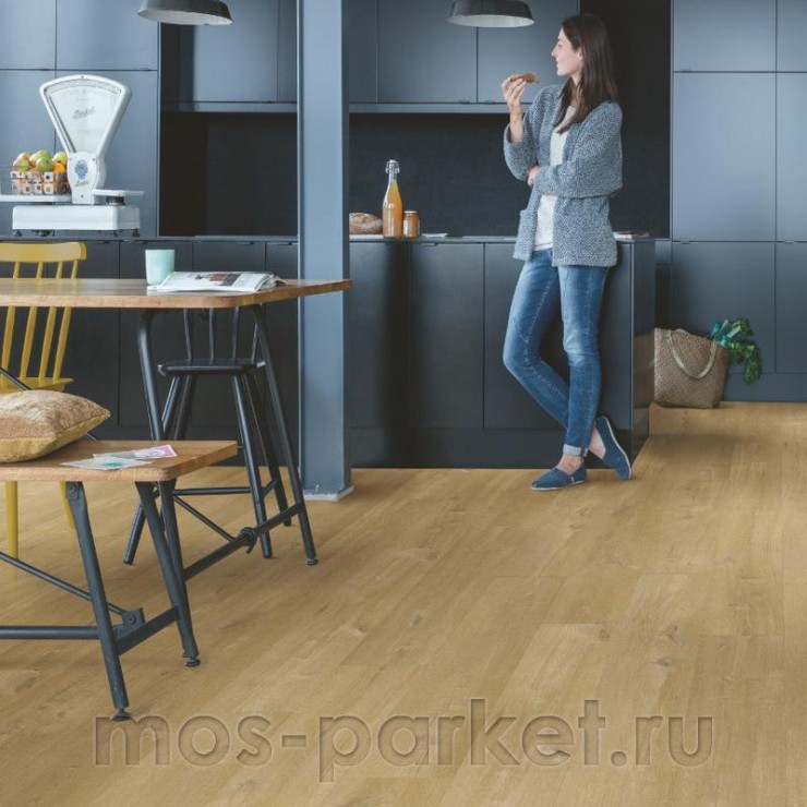 Клеевой виниловый пол Quick-Step Vinyl Flex Fuse SGMPC20329 Дуб льняной средний натуральный