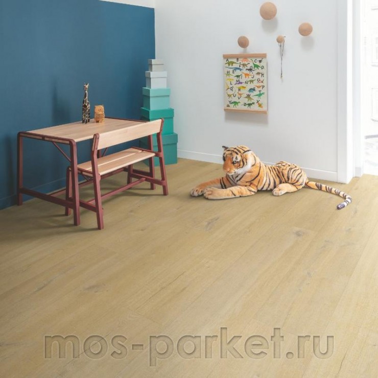 Клеевой виниловый пол Quick-Step Vinyl Flex Fuse SGMPC20320 Дуб льняной натуральный