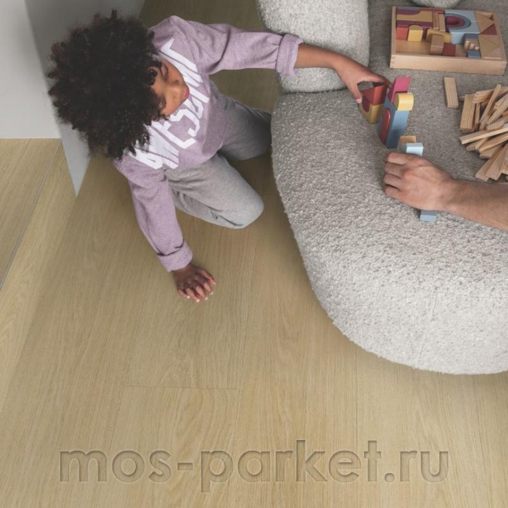 Клеевой виниловый пол Quick-Step Vinyl Flex Fuse SGMPC20321 Дуб безмятежный натуральный светлый