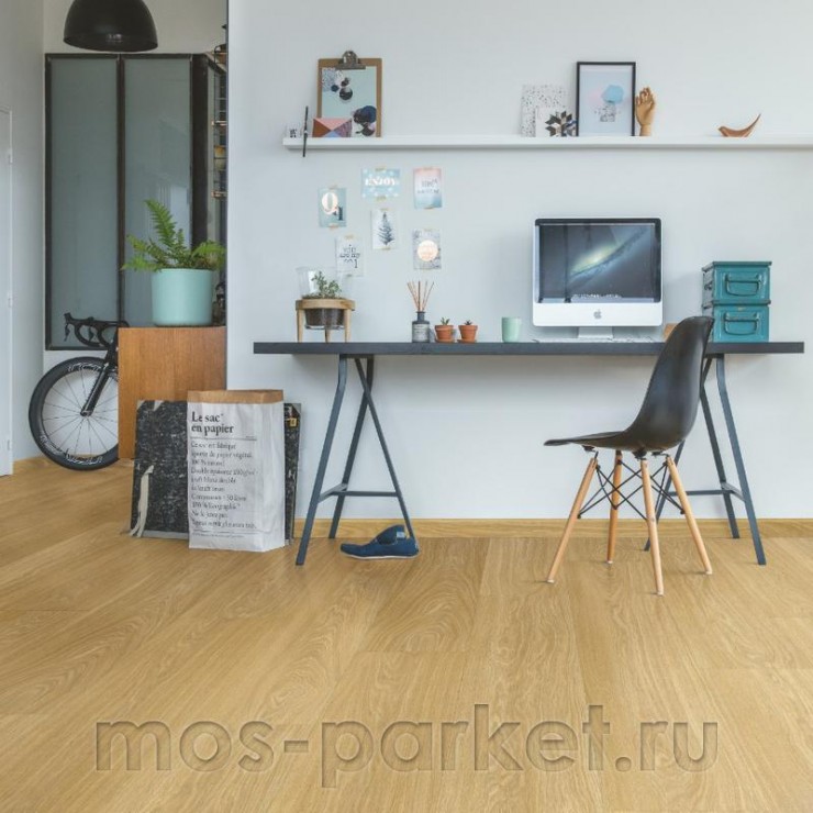Клеевой виниловый пол Quick-Step Vinyl Flex Fuse SGMPC20322 Дуб безмятежный натуральный средний