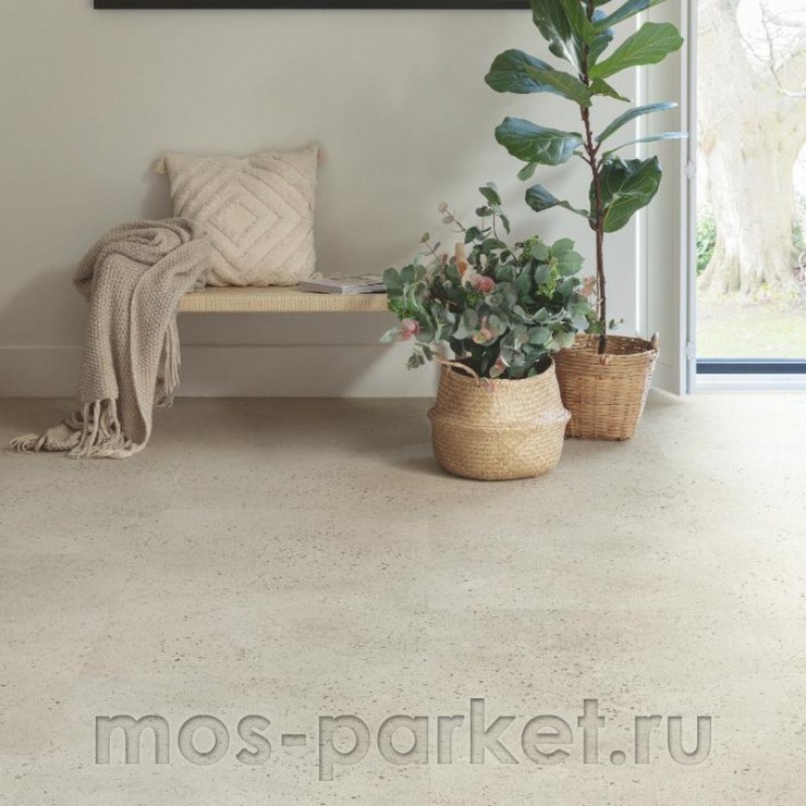 Замковый виниловая плитка Quick-Step Alpha Vinyl Illume AVMTU40275 Бетон устричный