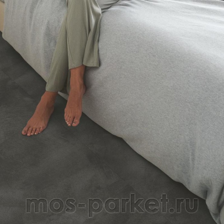Замковый виниловая плитка Quick-Step Alpha Vinyl Illume AVMTU40326 Мягкий графит