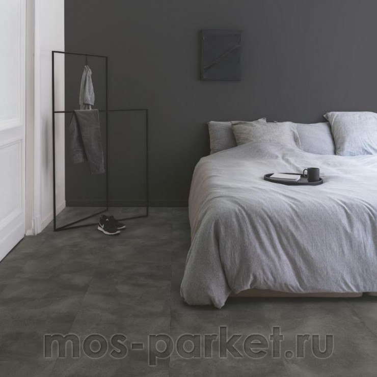 Замковый виниловая плитка Quick-Step Alpha Vinyl Illume AVMTU40326 Мягкий графит