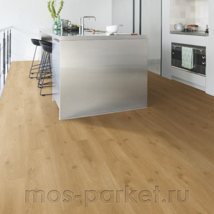 Клеевой виниловый пол Quick-Step Vinyl Flex Liv SGSPC20314 Морской бриз тёплый медовый