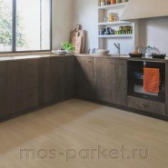 Клеевой виниловый пол Quick-Step Vinyl Flex Liv SGSPC20317 Дуб сатиновый серо-бежевый