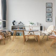Клеевой виниловый пол Quick-Step Vinyl Flex Liv SGSPC20311 Дуб сатиновый средний натуральный