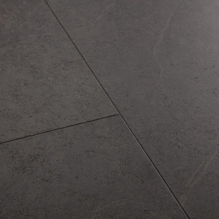 Замковый виниловый пол Quick-Step Alpha Vinyl Oro AVSTU40035 Сланец чёрный