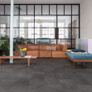 Замковый виниловый пол Quick-Step Alpha Vinyl Oro AVSTU40035 Сланец чёрный