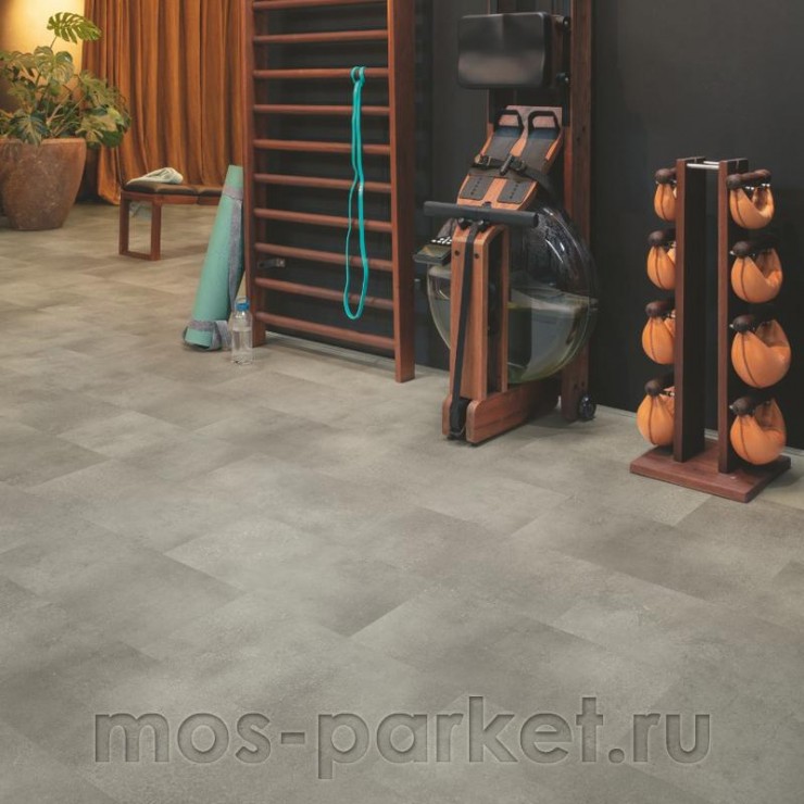Замковый виниловый пол Quick-Step Alpha Vinyl Oro AVSTU40234 Бетонный камень