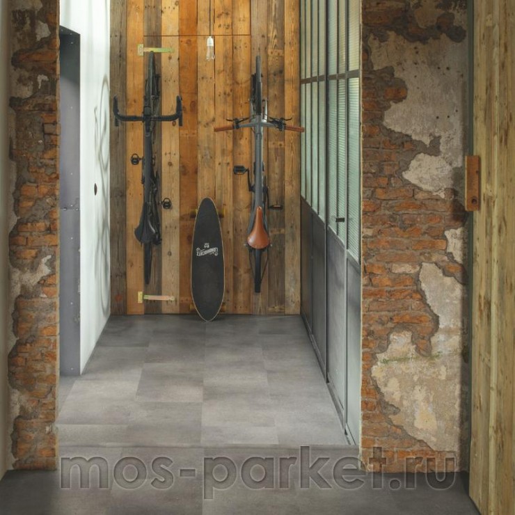 Замковый виниловый пол Quick-Step Alpha Vinyl Oro AVSTU40234 Бетонный камень