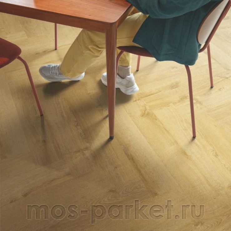 Клеевой виниловый пол Quick-Step Vinyl Flex Pristine SGHBC20335 Дуб жемчужный натуральный