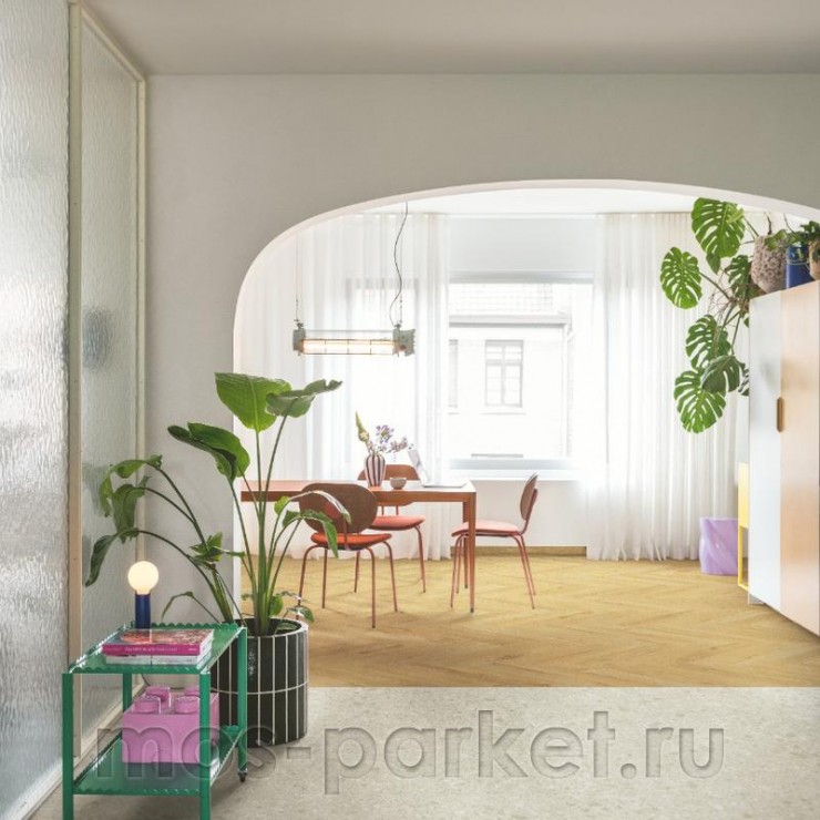 Клеевой виниловый пол Quick-Step Vinyl Flex Pristine SGHBC20335 Дуб жемчужный натуральный