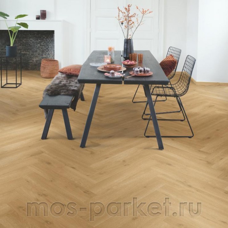 Клеевой виниловый пол Quick-Step Vinyl Flex Pristine SGHBC20327 Морской бриз тёплый медовый