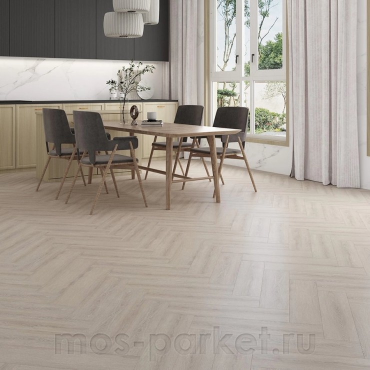 MSPC ламинат ёлочка Stone Floor DCH2-8 MP Дуб Брукфилд