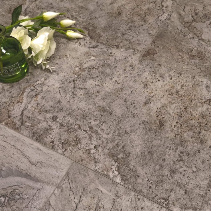 SPC плитка Stone Floor 234-1 HP Травертин бежевый