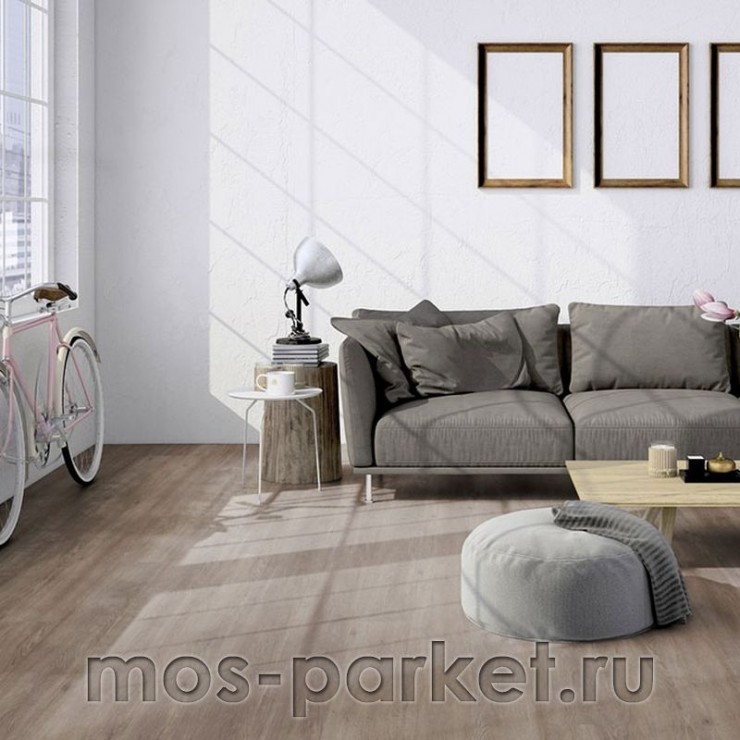 Замковый виниловый пол Ter Hurne Comfort C08 2044 Дуб Канберра серо-коричневый