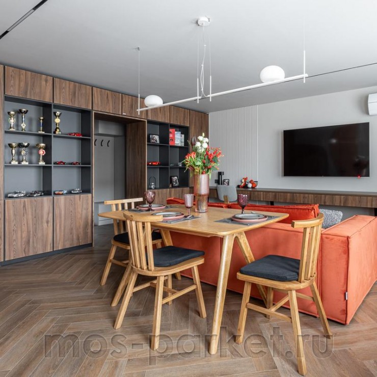 Клеевой виниловый пол Tulesna Art Parquet LVT 1005-801 Divino