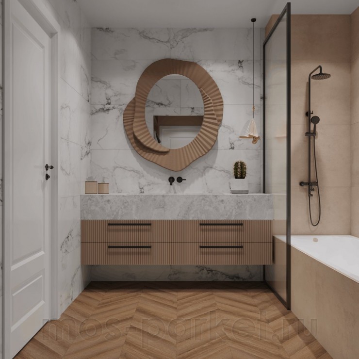 Каменный SPC ламинат Tulesna Art Chevron 1011-6 Segreto