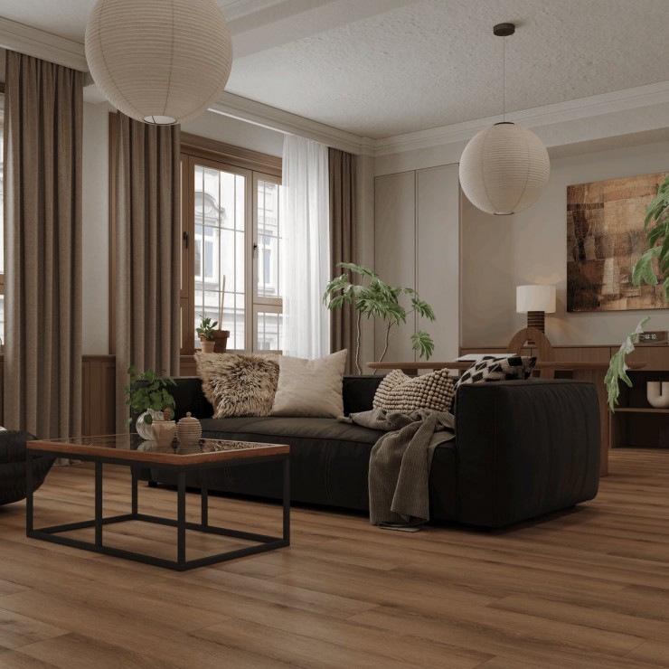 Кварцевый ламинат Tulesna Ottimo LVT 1012-6 Moderno