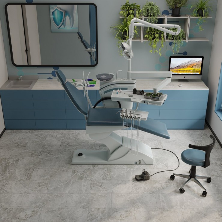 Виниловая SPC плитка Tulesna Stone 1009-1 Water Stone