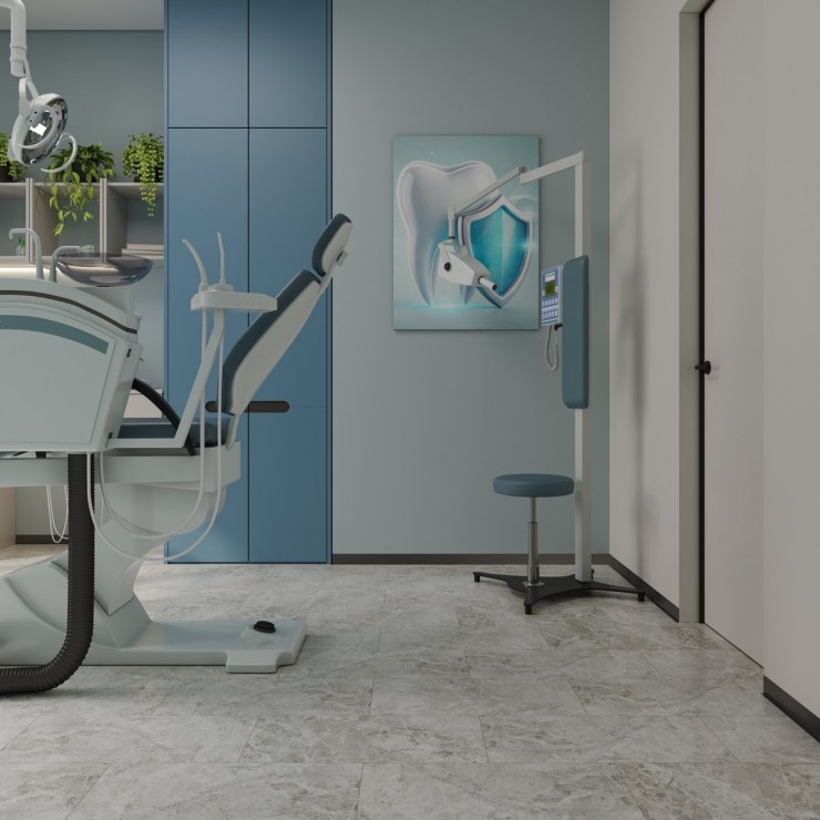 Виниловая SPC плитка Tulesna Stone 1009-1 Water Stone