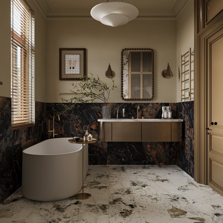 Виниловая SPC плитка Tulesna Stone 1009-11 Graviton