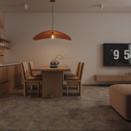 Виниловая SPC плитка Tulesna Stone 1009-4 Chrome Harbor