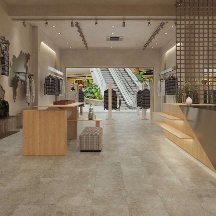 Виниловая SPC плитка Tulesna Stone 1009-5 Grayscape