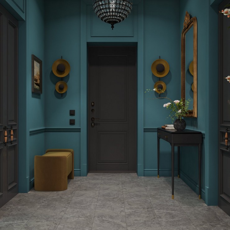 Виниловая SPC плитка Tulesna Stone 1009-6 Smoke Topaz