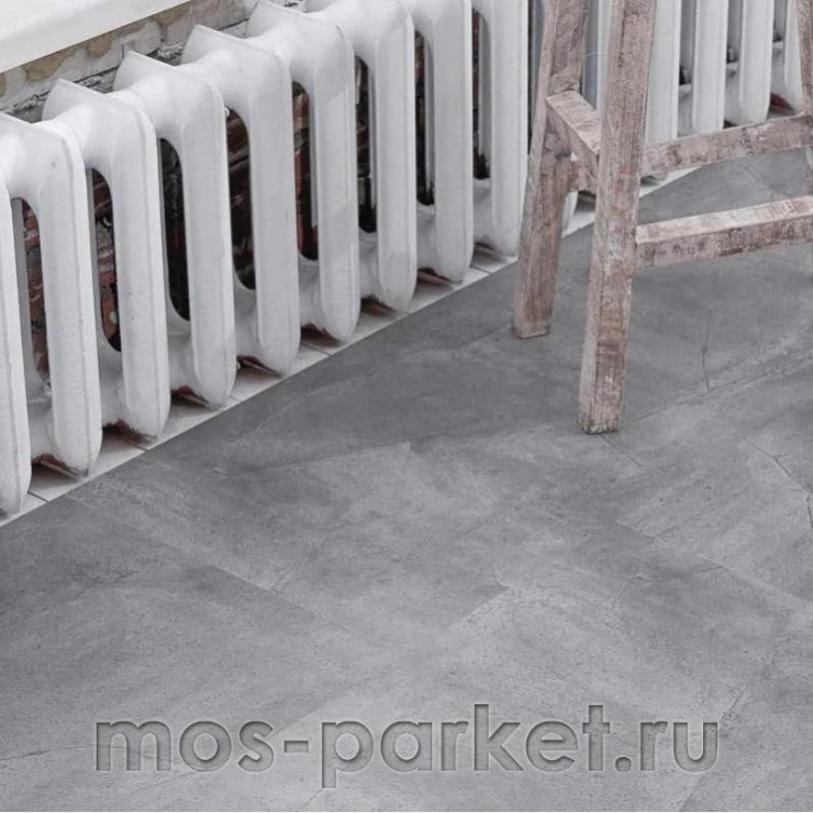 Клеевой виниловый пол Vinilam Ceramo Stone Glue 61602 Серый бетон