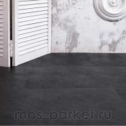 Клеевой виниловый пол Vinilam Ceramo Stone Glue 61607 Сланцевый черный