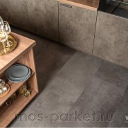 Клеевой виниловый пол Vinilam Ceramo Stone Glue 71610 Цемент Стальной